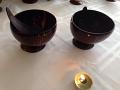 Indian Handmade Organic Coconut Shell Soup Bowls (Set of 2) Indian Handmade Organic Coconut Shell Soup Bowls (Set of 2)
