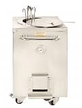 Tandoori Oven, Stainless Steel Square Tandoor for Home & Catering 20x20