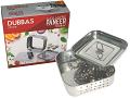 Square Paneer Maker, 5.25" Stainless Steel Indian Paneer/Tofu Mould Press