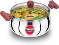 Hawkins 4 Litre Cook n Serve Handi with Glass Lid 4 Liters Hawkins 4 Litre Cook n Serve Handi with Glass Lid 4 Liters