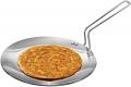 Multipurpose Tri-Ply Stainless Steel Tawa Griddle w/ Handle 10.25" Multipurpose Tri-Ply Stainless Steel Tawa Griddle w/ Handle 10.25"