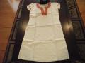 White Cotton Tunic with Cap sleeves