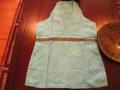 Green Cotton Jacard Tunic with flower print