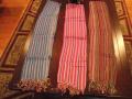 Stoles / Scarf. Pink, Blue or Brown Striped Stole
