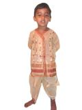Readymade Cotton Bengali Dhoti Kurta For Newborn & Toddler Kids