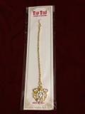 Fancy Indian maang tika with clear stones Fancy Indian maang tika with clear stones