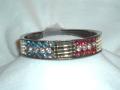 Stonework Indian Metal Bangles For Adults