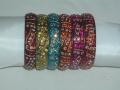 Colorful Bangles, Indian Lakh Metal Bangles/kada For Adults, Size 2/8 XL