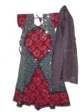 Bandhani Print Garba Chaniya Choli Outfit For Kids Bandhani Print Garba Chaniya Choli Outfit For Kids