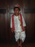 Kids Dhoti Kurta In White Color For Krishna Janmashti