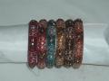 Colorful Fancy Indian Metal Bangles / Kada For Adults, Size 2/8 XL Colorful Fancy Indian Metal Bangles / Kada For Adults, Size 2/8 XL