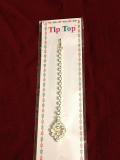 Fancy Indian maang tika with clear stones Fancy Indian maang tika with clear stones