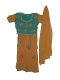 Dressy Zari & Mirror Work Lehenga Choli For Girls