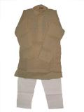 Kids Kurta Pajama With Chikan Embroidery For 2 & 3 Year Old