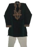 Boys Sherwani Suit, Jodhpuri Kurta Churidar In Green & Black