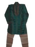 Party Wear Kurta Pajama For Boys Set In Blue Silk Party Wear Kurta Pajama For Boys Set In Blue Silk