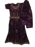 Satin Lehenga Choli For Kids & Teens In Aubergine Color Satin Lehenga Choli For Kids & Teens In Aubergine Color