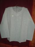 Embroidered White Cotton Kurta For Teen Girls & Women