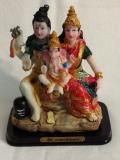 Shiv Parivar, Statue of Lord Shiva, Parvati & Ganesh