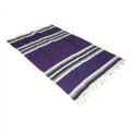 Purple Cotton Mexican Yoga Blanket