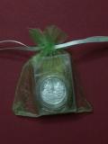 Diwali Gift Bag - Saffron & Pure Silver Diwali Coin