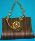 Handcrafted Brass Beads Designer Bridal Clutch