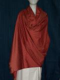 Red & Gold Stripes Full Size Woolen Winter Shawl 1435 Red & Gold Stripes Full Size Woolen Winter Shawl 1435