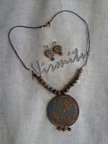 Elegant Handcrafted Multicolored Clay Necklace Set Elegant Handcrafted Multicolored Clay Necklace Set
