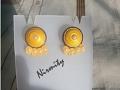 Ultra-light Eco-friendly paper earrings Ultra-light Eco-friendly paper earrings