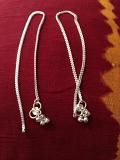 Pair Of Silver Indian Anklets Pair Of Silver Indian Anklets