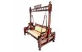 Carved Indian Swing / Jhula - Dark Brown Sheesham Carved Indian Swing / Jhula - Dark Brown Sheesham