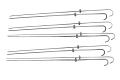 Tandoori Oven Kebab Sticks Skewers w/ Stoppers 4mm/ 6mm/ 8mm - 39"