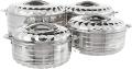 Tabakh Stainless Steel Cold HotPot Food Insulated Casserole Double Wall 4pc
