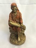 Antique Wooden Sadguru Sai Ram Statue 3*6 Antique Wooden Sadguru Sai Ram Statue 3*6