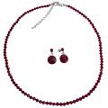 Passionate Gorgeous Gift Siam Red Jewelry Set Holiday Gifts 