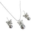 Prom Lite Gray Silver Jewelry Shimmer Sparkling Descent Jewelry 