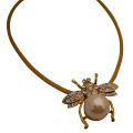 Beautiful Bumblebee Shaped Pendant Necklace