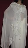 Elegant Off White Georgette Party Wear Saree #7389