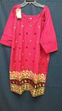 Fuchsia Salwar Kameez Dupatta Warm Suit (L)