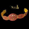Kemp Stone Waist Belt for Dance & Fashion
