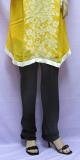 White / Black Churidar Salwar Pajami for Women