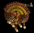 Multicolored Stone Peacock Design Rakodi Multicolored Stone Peacock Design Rakodi