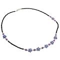 Lavender Amethyst Girl Necklace Affordable Inexpensive Dollar Necklace 