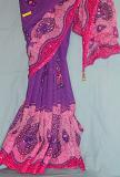 Pink Blue Party Wear Printed Georgette Saree Pink Blue Party Wear Printed Georgette Saree