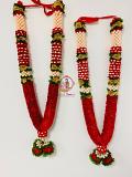 Artificial Bright Traditional Wedding Garlands (Set of 2)