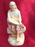 White Brown Sadguru Shirdi Sai baba Idol White Brown Sadguru Shirdi Sai baba Idol