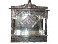 Oxidized Metal Small Pooja Mandir/ Temple (OPEN) for Home 24" x 09"