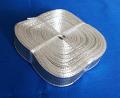 Gota Trims, Golden Silver Ribbon Lace #2420