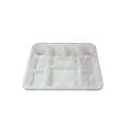 Disposable Plastic Thali w/ 10 Compartment - 100 Plates Disposable Plastic Thali w/ 10 Compartment - 100 Plates