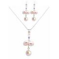 Special Designs For Bridesmaid Jewelry AB Crystals & White Pearls Set Special Designs For Bridesmaid Jewelry AB Crystals & White Pearls Set